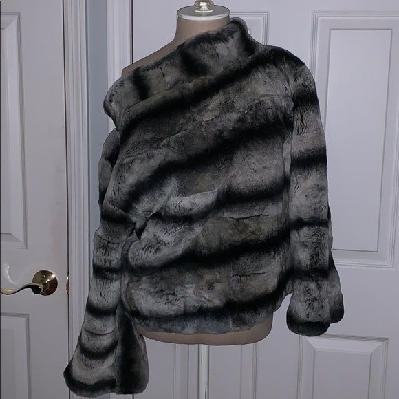 Vintage Sweaters - Real Rabbit Fur Top